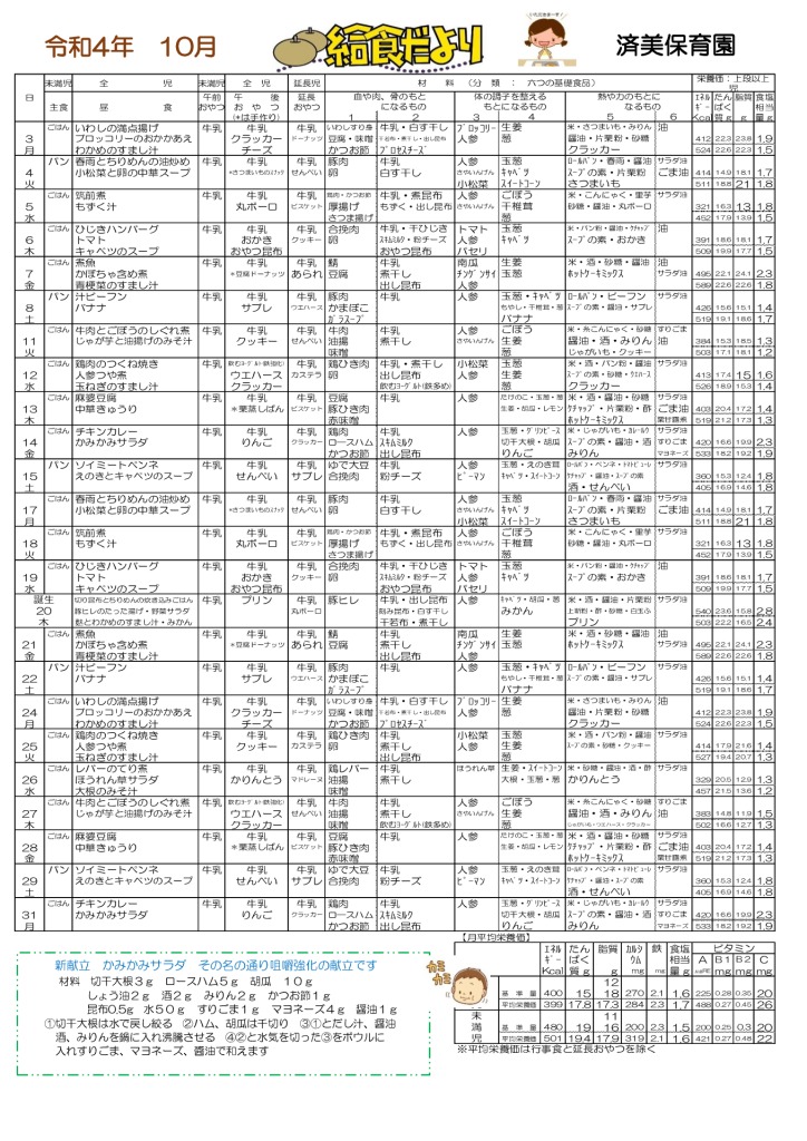 R４10月幼児食のサムネイル